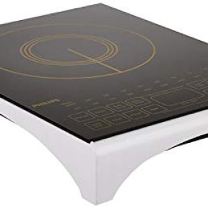PHILIPS Viva Collection HD4938/01 2100-Watt Glass Induction Cooktop with Sensor Touch (Black)