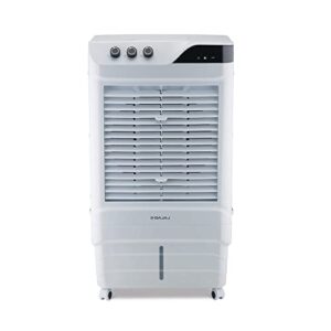 Bajaj DMH 65 Neo 65L Desert Air Cooler for home with DuraMarine Pump (2-Yr Warranty), Antibacterial Honeycomb Pads, Powerful Air Throw and 3-Speed Control, Portable AC, White Cooler for room
